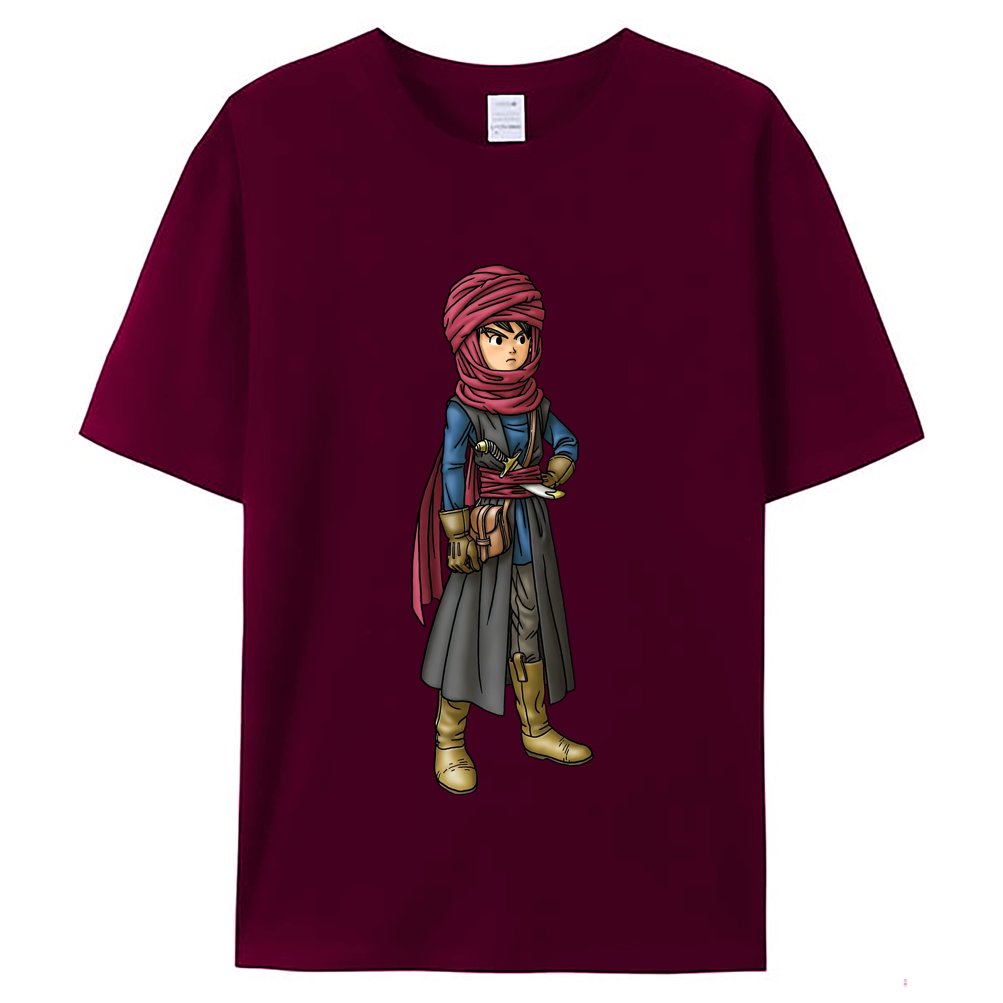 （画像用） ドラゴンクエスト Doragon Kuesuto Dragon Quest レディースカジュアルプリントTシャツ（綿100％）